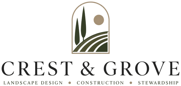 Crest & Grove. Landscape design, construction, stewardship.